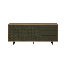 ebuy24 Sentra dressoir groen, eik decor.