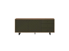 ebuy24 Sentra dressoir groen, eik decor.