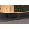 ebuy24 Sentra dressoir groen, eik decor.
