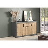 ebuy24 Salvada dressoir grijs, eik decor.