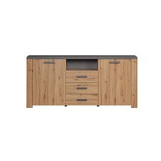 ebuy24 Follow dressoir eik decor, grijs.