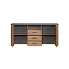 ebuy24 Follow dressoir eik decor, grijs.