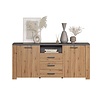 ebuy24 Follow dressoir eik decor, grijs.