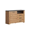 ebuy24 Follow dressoir eik decor, grijs.