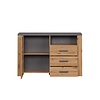 ebuy24 Follow dressoir eik decor, grijs.