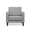 ebuy24 CSS bank fauteuil, 2 en 3 persoons grijs.