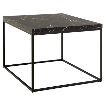 ebuy24 Carossa salontafel 60cm marmer decor zwart.