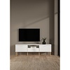 ebuy24 Media TV-meubel 2 deuren 1 lade wit.