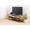 ebuy24 Rands TV-meubel 3 planken eik decor.