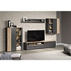ebuy24 Esteban wandkast systeem eik decor, grijs.