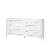 ebuy24 Madrid kommode 8 laden wit.