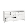 ebuy24 Madrid kommode 8 laden wit.