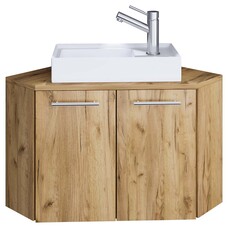 ebuy24 Vilosa wastafel eik hoek decor.