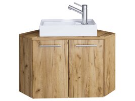 ebuy24 Vilosa wastafel eik hoek decor.