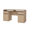 ebuy24 FunctionPlus bureau 2 deuren 2 laden okkernoot decor.