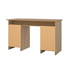 ebuy24 FunctionPlus bureau met slot 1 deur 3 laden okkernoot decor.