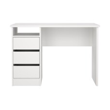 ebuy24 FunctionPlus bureau 3 laden wit.