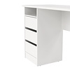 ebuy24 FunctionPlus bureau 3 laden wit.