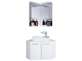 ebuy24 Vilosa badkamer hoek wit.