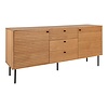 ebuy24 Kyoto dressoir 2 deuren , 3 laden eik fineer.