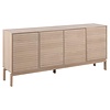 ebuy24 Sinleys dressoir 4 deuren eikenfineer.