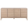 ebuy24 Sinleys dressoir 4 deuren eikenfineer.