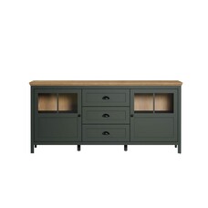 ebuy24 Stanton dressoir groen, eik decor.