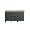 ebuy24 Stanton dressoir groen, eik decor.