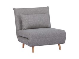 ebuy24 Marlow slaapbank grijs.