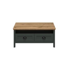 ebuy24 Stanton salontafel groen, eik decor.