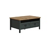 ebuy24 Stanton salontafel groen, eik decor.