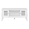 ebuy24 Baroque TV-meubel 2 deuren 1 plank wit.