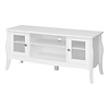 ebuy24 Baroque TV-meubel 2 deuren 1 plank wit.