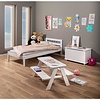 ebuy24 Henning eethoek tafel en bankstel kinderen binnenshuis wit.