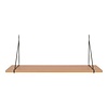 ebuy24 Chiba wandplank es fineer,zwart.