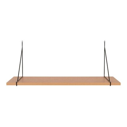 ebuy24 Chiba wandplank es fineer,zwart.