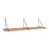 ebuy24 Chiba wandplank es fineer,zwart.