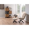 ebuy24 Swings wandkast 2 deuren 3 laden 3 planken eik decor.