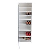 ebuy24 Westphalen schoenenkast 1 spiegel deur, 7 planken wit.