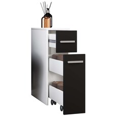 ebuy24 Zalo kolomkast wit, zwart.