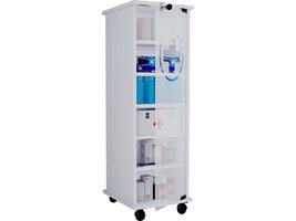 ebuy24 Nilasu badkamerkast , medicijnkastje wit.