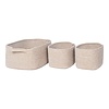 ebuy24 Teixo mand set van 3 stuks. beige.