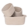 ebuy24 Teixo mand set van 3 stuks. beige.