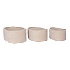 ebuy24 Cadima mand set van 3 stuks. beige.