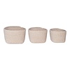 ebuy24 Cadima mand set van 3 stuks. beige.