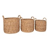 ebuy24 Krabi mand set van 3 stuks. naturel.