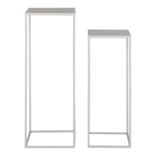 ebuy24 Beja bloeiwijze set van 2 stuks. grijs.