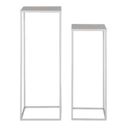 ebuy24 Beja bloeiwijze set van 2 stuks. grijs.