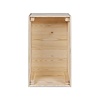 ebuy24 Valloni houten kist stapelbaar voor opslag 51x23x31cm naturel.