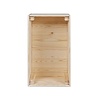 ebuy24 Valloni houten kist stapelbaar voor opslag 51x23x31cm naturel.